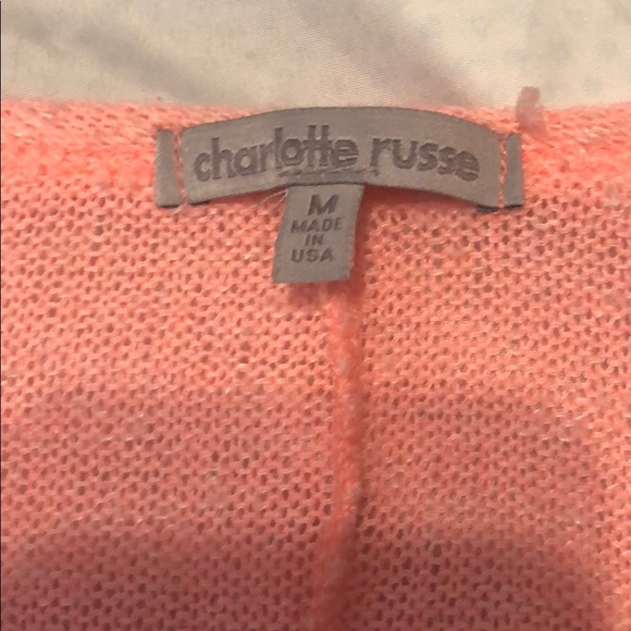 Pink long sleeves Charlotte Russe shirt - Picture 2 of 2